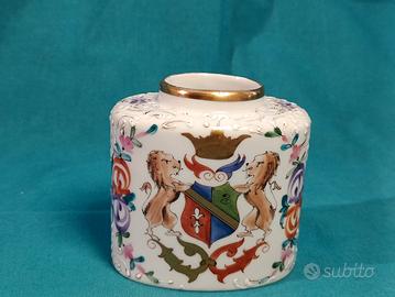 Vaso pot-pourri in porcellana Limoges 