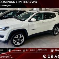 JEEP COMPASS 2.0 4WD LIMITED finanziabile