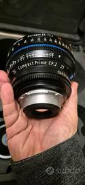 Set lenti Zeiss CP2, PL mount+case Zeiss