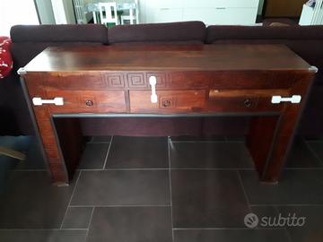 Mobile console in legno