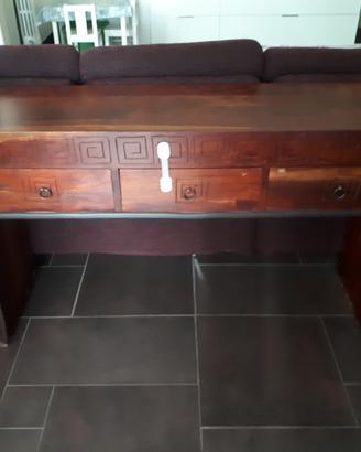 Mobile console in legno