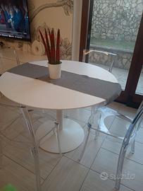 Tavolo rotondo bianco 110 cm