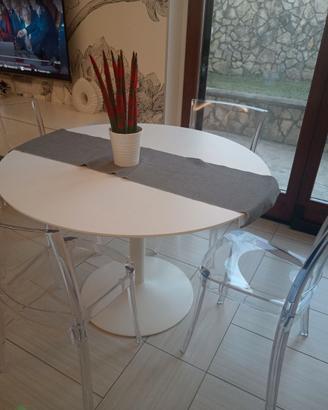 Tavolo rotondo bianco 110 cm