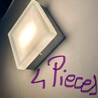 Set 4 lampade a parete