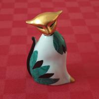 Statua Statuetta di Gatto in Porcellana Vintage