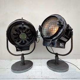 Faro da teatro industrial Mole Richardson vintage