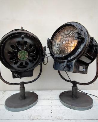 Faro da teatro industrial Mole Richardson vintage