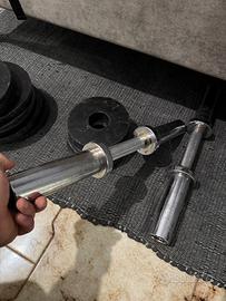 Manubri olimpionici componibili + ghisa