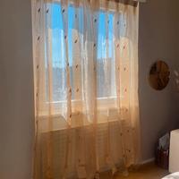 4 tende finestra alta colore oro