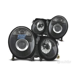 FARI PER MERCEDES CLASSE E W210 99-02 FONDO NERO