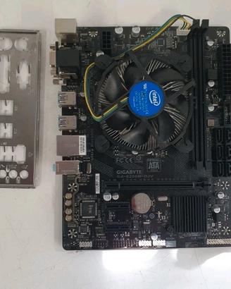 Scheda madre Gigabyte GA-B250M-D2V con CPU Intel
