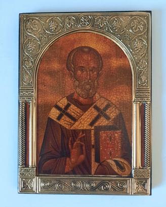 Icona Bizantina Greca – San Nicola di Myra (Bari)