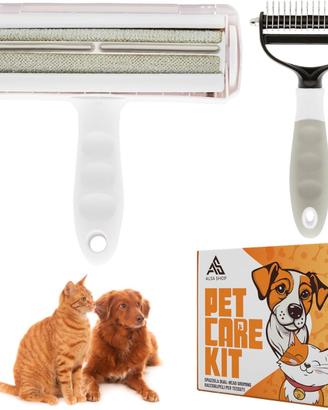 Spazzola Togli Peli Animali Divano e Cardatore per