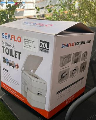 WC chimico portatile DARTMOOR 10L, nuovo mai usato