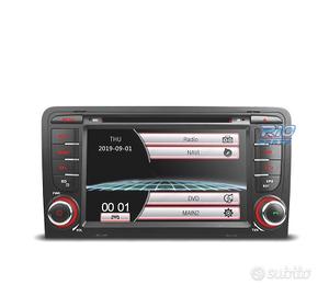 RADIO NAVIGATORE 7" PER AUDI A3 8P 03-12 USB GPS 