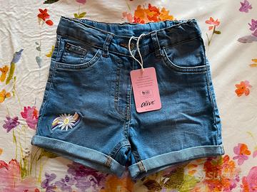 Pantaloncini jeans 8 anni