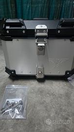 bauletto alluminio + piastra  Moto Morini