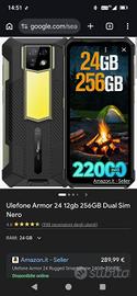 Ulefone Armour 24 Ultra android 15 e Vis.Notturna 