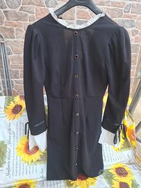 abito nero stile  bon ton