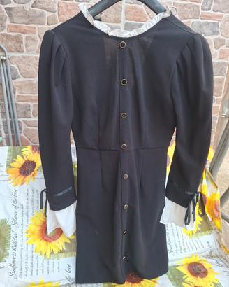 abito nero stile  bon ton