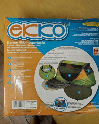 Lettino campeggio EKKO nido trasportabile
