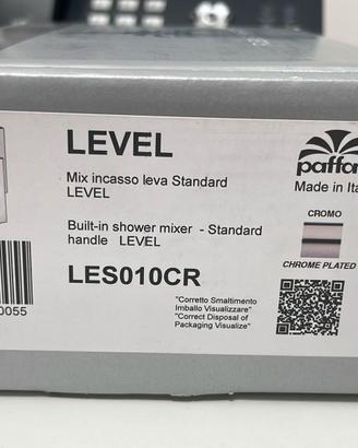 RUBINETTO DOCCIA INCASSO PAFFONI LEVEL