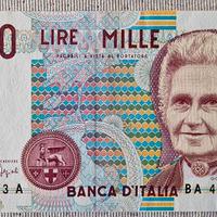 Banconote 1000 lire rosa Italia, Polacche, Russe