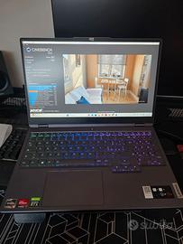 Notebook gaming Lenovo legion 5 15ARH7H