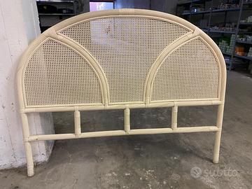 Testiera letto matrimoniale bianco