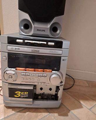 Impianto stereo Philips con casse