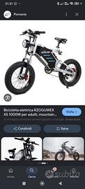 bici elettrica da riparare..