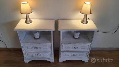 Comodini vintage stile shabby
