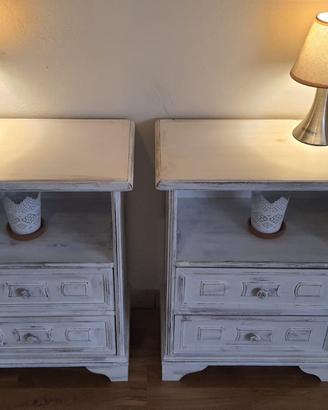 Comodini vintage stile shabby