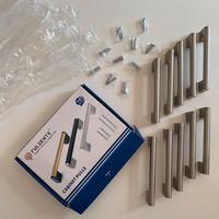 10x maniglie acciaio cucina