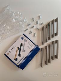 10x maniglie acciaio cucina