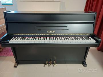 Pianoforte verticale PETROF 105 nero satinato