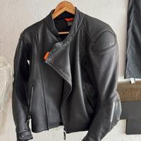 giacca di pelle da moto ktm alpinestars