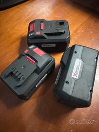 3 batterie 8Ah 20v Parkside Performance nuove