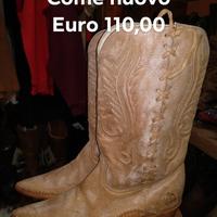 Stivali texani cowboy artigianale mexico