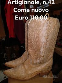 Stivali texani cowboy artigianale mexico