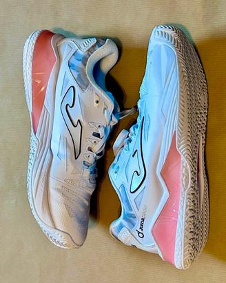 Scarpe da Padel donna - 38 - bianco e rosa - Joma