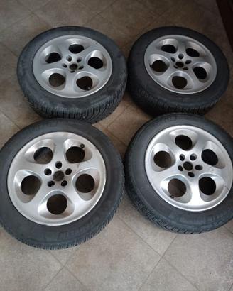 gomme Michelin con cerchi 16 alfa fiat
