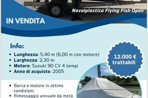 Flying Fish Open 550 Navalplastica
