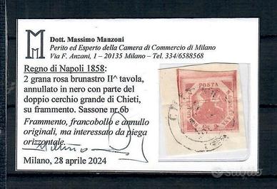 NAPOLI 2 GRANA ROSA BRUNASTRO 2° T USATO A CHIETI
