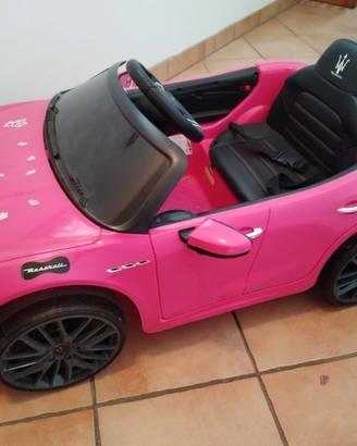 Automobile a batteria rosa