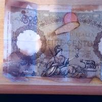 banconota  100 lire Roma guerriera