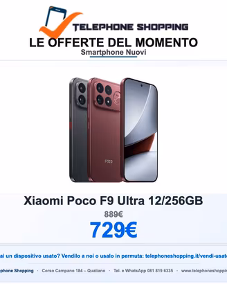 Xiaomi Poco F9 Ultra 12/256GB Nuovo