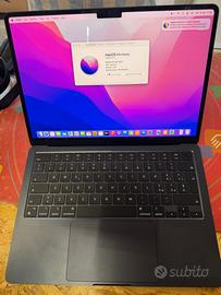 Macbook air m2 usato 3 volte