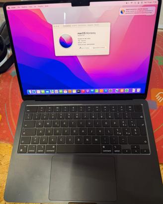 Macbook air m2 usato 3 volte