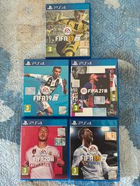 Lotto Giochi di calcio Fifa per Ps4